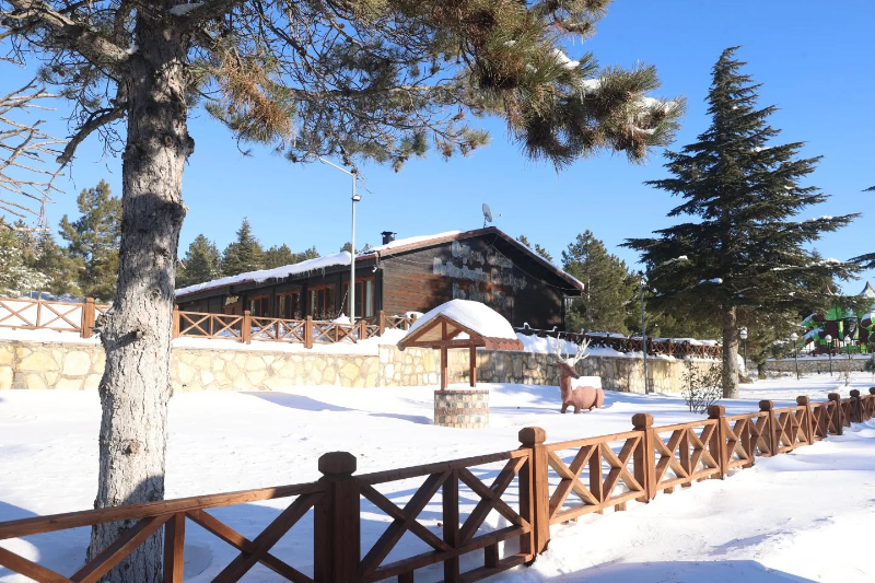 DULKADİROĞLU'NDA KAR MANZARASI