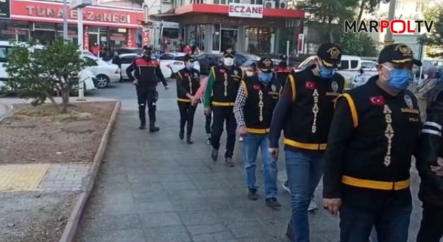 Kahramanmaraş’ta 12’si silahlı 90 kişi yakalandı