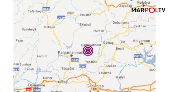 Kahramanmaraş’ta deprem