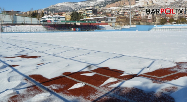 Kahramanmaraş’ta Sahalar Buz Kesti