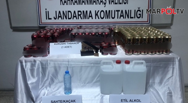 Kahramanmaraş'ta sahte alkol operasyonu