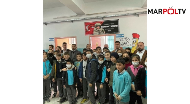 Türkoğlu’nda Şehit Mehmet Taşhan Kütüphanesi açıldı