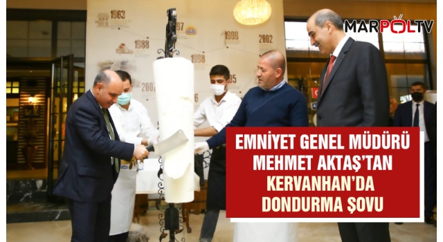 Emniyet Genel Müdürü Mehmet Aktaş’tan Kervanhan’da Dondurma Şovu