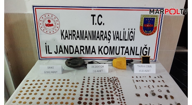 Kahramanmaraş’ta tarihi eser operasyonu