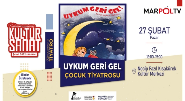 NKF’da ‘Uykum Geri Gel’ Çocuk Tiyatrosu