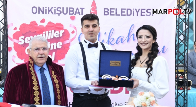 Onikişubat Belediyesi’nden Sevgililer Günü’ne Özel Muhteşem Toplu Nikah Töreni