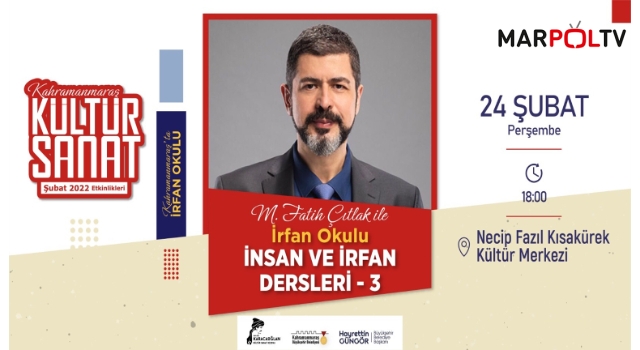 Yazar Çıtlak’la ‘İnsan ve İrfan Dersleri’