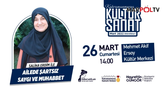 Kültür Sanat Etkinliklerinde Yazar Saliha Erdim Söyleşisi