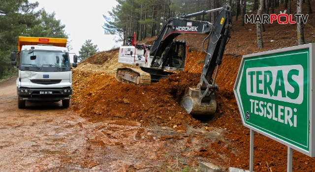 Seyir Terası’nın Yolu Genişletiliyor