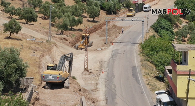 Büğlek Caddesi’de yenileme çalışmaları devam ediyor!