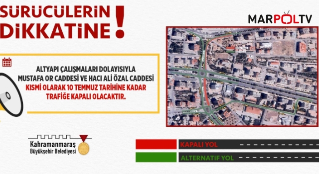 Büyükşehir Belediyesi'nden sürücülere uyarı!