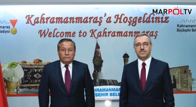 Özbekistan Heyetini Başkan Güngör'ü makamında ziyaret etti