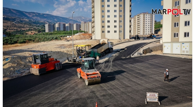 DULKADİROĞLU BELEDİYESİ’NDEN YENİKENT’TE ASFALT ÇALIŞMASI