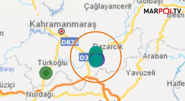 Kahramanmaraş'ta deprem