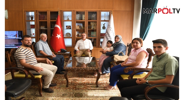 Başkan Güngör, Şehit Barış Göl’ün Ailesini Makamında Ağırladı