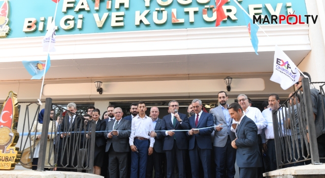 Başkan Mahçiçek’in vefa örneği ‘Fatih Yoğurt Bilgi ve Kültür Evi’ hizmete açıldı