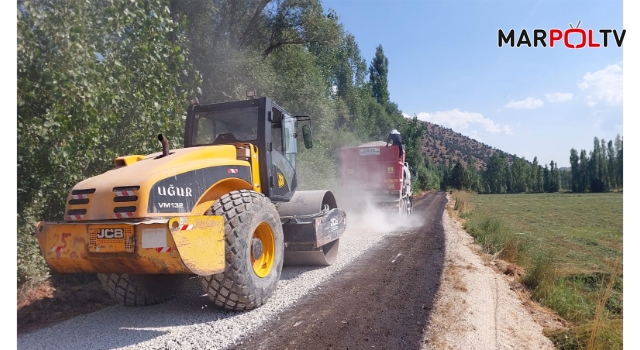 Göksun’da 24 Kilometrelik Yol Büyükşehir’le Yenilendi