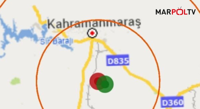 Kahramanmaraş’ta 3.8 şiddetinde deprem