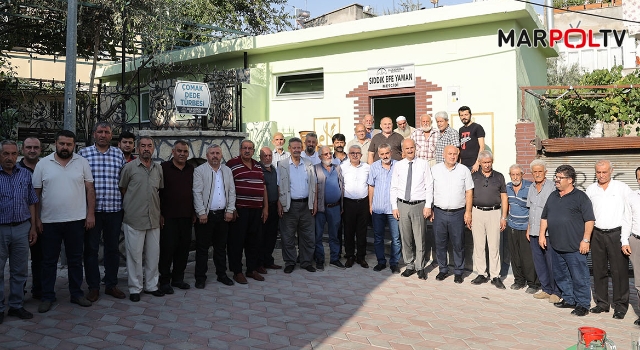 Dulkadiroğlu'ndan Çomak Dede Türbesi'nde Çevre Düzenlemesi