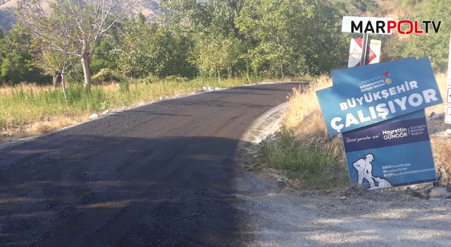 Kahramanmaraş'ın kuzey ilçelerinde yol yapım çalışması devam ediyor