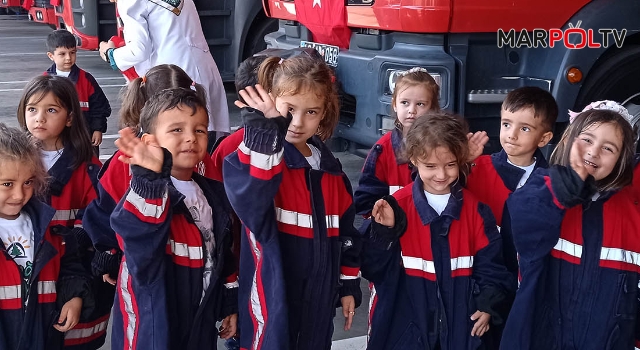 Kahramanmaraş'ın minik itfaiyecileri göreve hazır