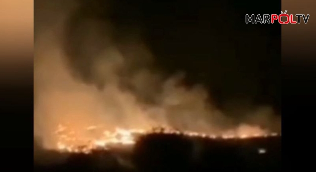 Kahramanmaraş'ta arazide yaşanan yangın itfaiyeyi harekete geçirdi