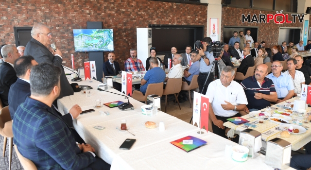 Başkan Mahçiçek, CHP ile İYİ Parti’nin il ve ilçe teşkilatlarına EXPO 2023’ü anlattı