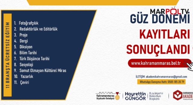 Kahramanmaraş Akademi’ye Güz Döneminde Rekor Başvuru