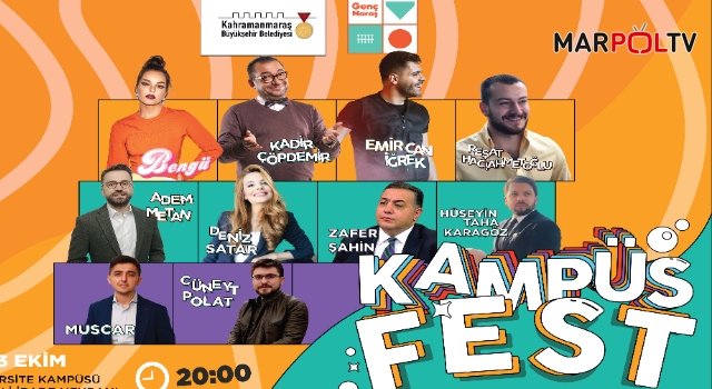 Kahramanmaraş Kampüs Fest ile Eğlenceye Doyacak