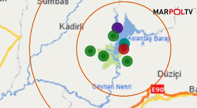 Osmaniye’de ki 5.1 şiddetindeki deprem Kahramanmaraş’ta hissedildi