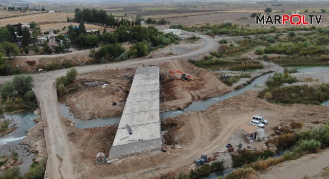 Türkoğlu’nun Yeni Köprüsü Hizmete Hazırlanıyor