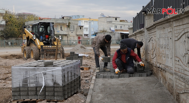 Dulkadiroğlu'nda Kilit Parke Çalışması