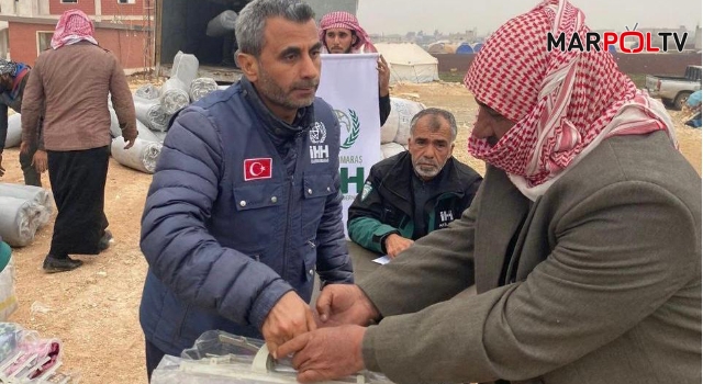 İHH’dan Suriye'ye battaniye yardımı
