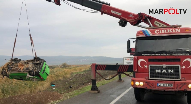 Kahramanmaraş’ta aracıyla direğe çarpman sürücü öldü