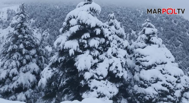 Kahramanmaraş'ta Berit Dağı beyaza büründü