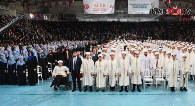 Kahramanmaraş'ta Hafızlar İçin İcazet Töreni Gerçekleştirildi