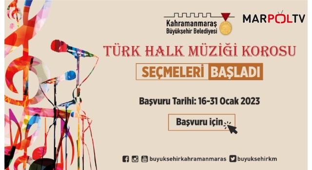 Türk Halk Müziği ve Çocuk Korosu Başvuruları Başladı!