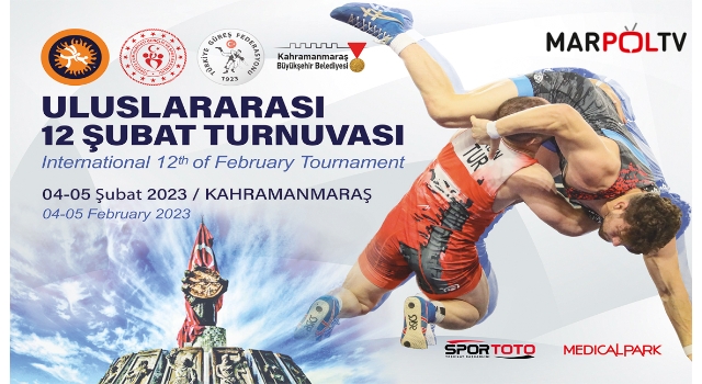 Uluslararası 12 Şubat U20 Güreş Turnuvası Kahramanmaraş’ta