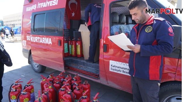 Geçici Barınma Merkezlerinde Yangına Karşı Önlemler Alınıyor