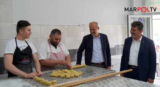 Hem teşekkür ziyareti yaptı, hem destek istedi