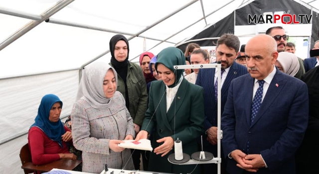 Başkan Güngör, Bakan Göktaş ile Karacasu Geçici Barınma Merkezi’ni Ziyaret Etti