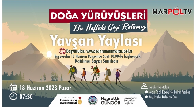 Doğa Tutkunları Yavşan Yaylası’nı Ziyaret Edecek