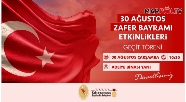 30 Ağustos Zafer Bayramı, Adliye Binası Yanında Kutlanacak!