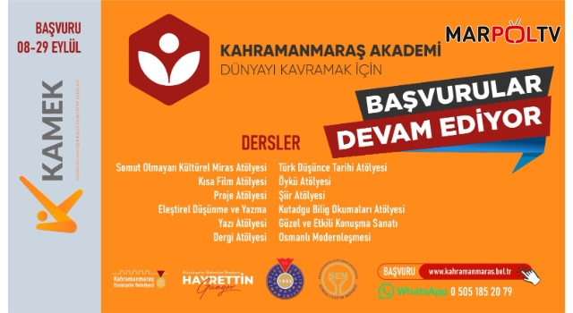Büyükşehir’in Akademisinde Başvurular Sürüyor!