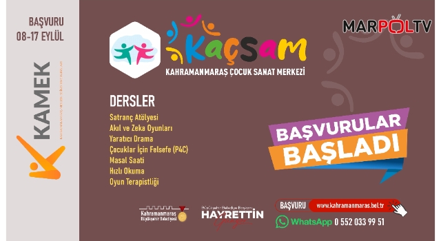 Büyükşehir’in Yeni Çocuk Sanat Merkezi’nde Başvurular Başladı!