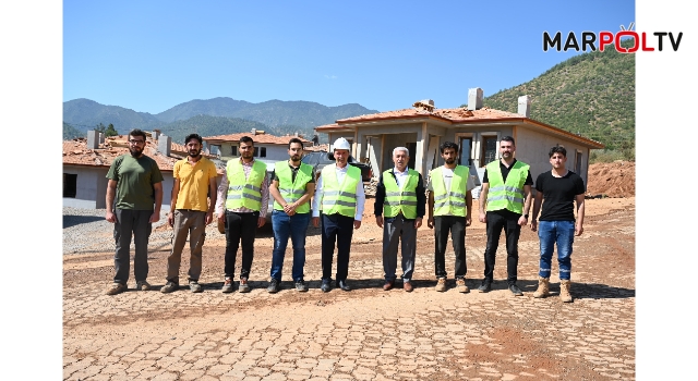 Türkoğlu’nda Köy Konutları Kıştan önce teslim edilecek