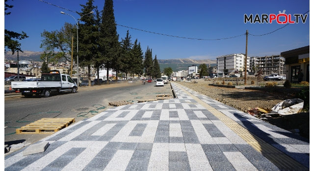 Büyükşehir, Azerbaycan Bulvarı’nda Yenilemelerini Sürdürüyor