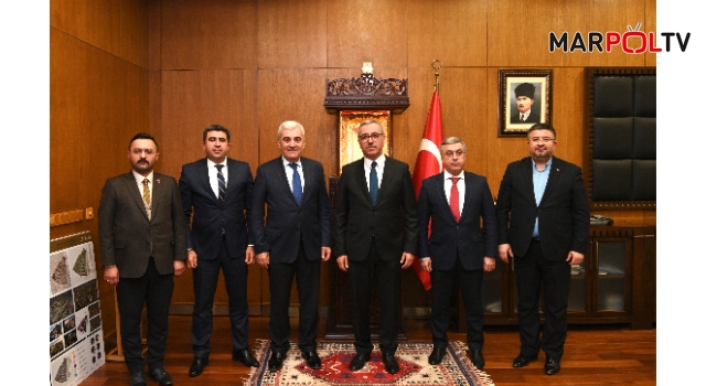 Başkan Güngör, Azerbaycan Diaspora Bakan Yardımcısı Hacıyev’i Misafir Etti