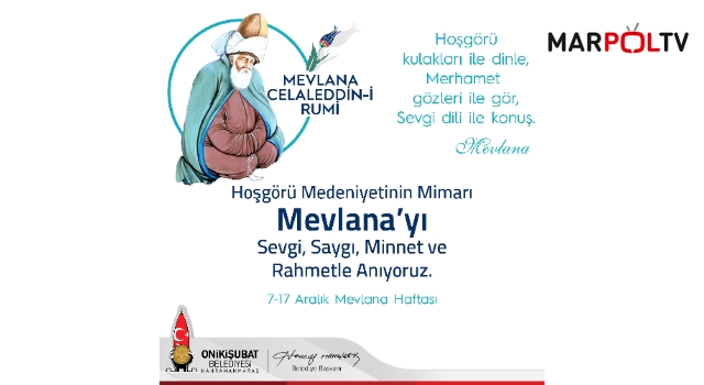 Başkan Mahçiçek’ten Hazreti Mevlana’nın 750’nci vuslat yıl dönümü mesajı