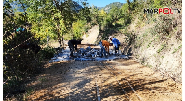 Büyükşehir, Andırın Kırsalında Yol Yenilemelerini Sürdürüyor